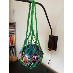 Five (5) Mesh Sports Ball Bag for Volleyball Basketball Football Green Brand New